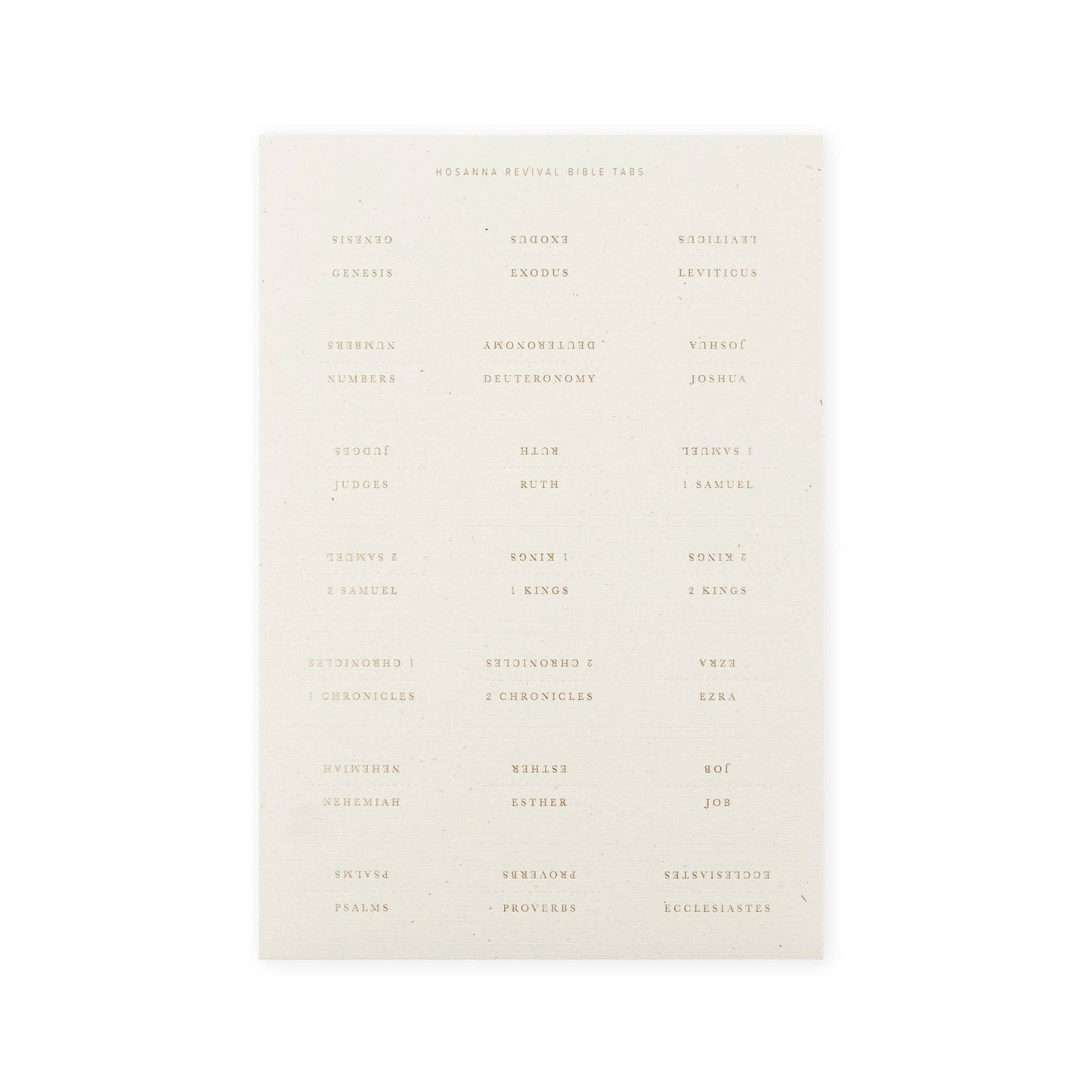 Hosanna Revival - Bible Tabs: Gold Foiling Hosanna Revival