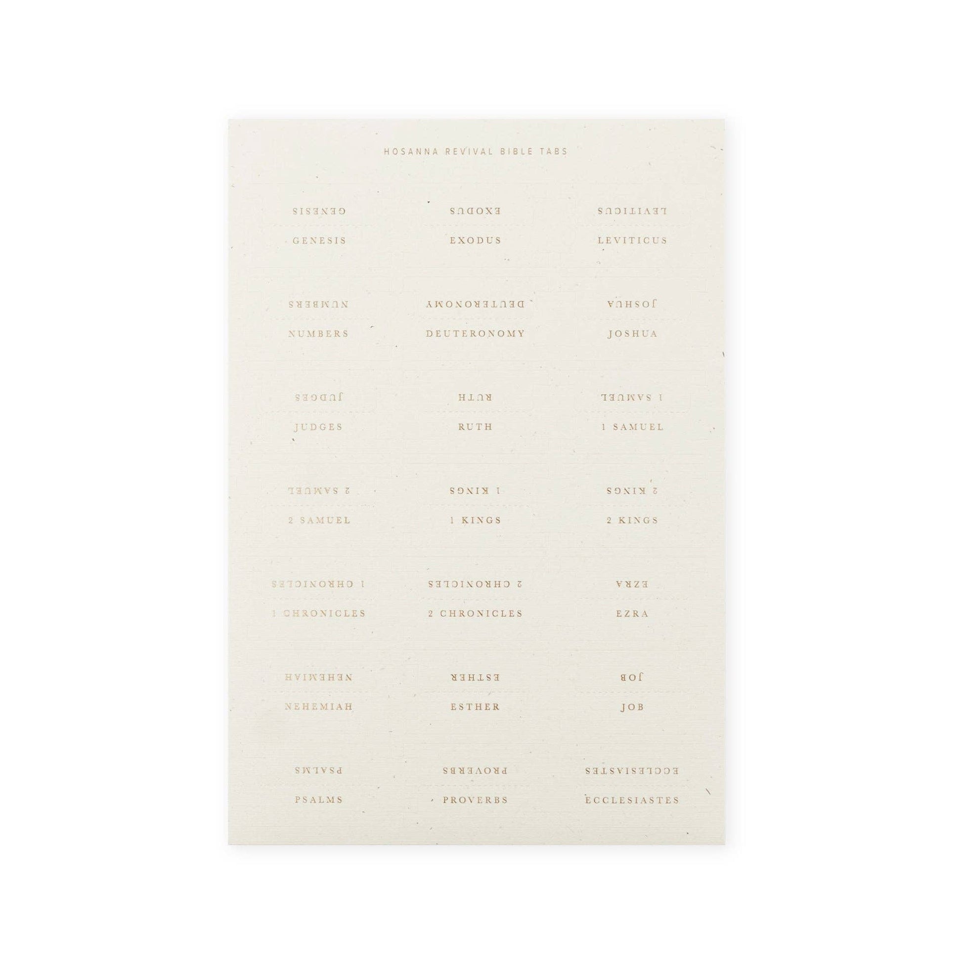 Hosanna Revival - Bible Tabs: Gold Foiling Hosanna Revival