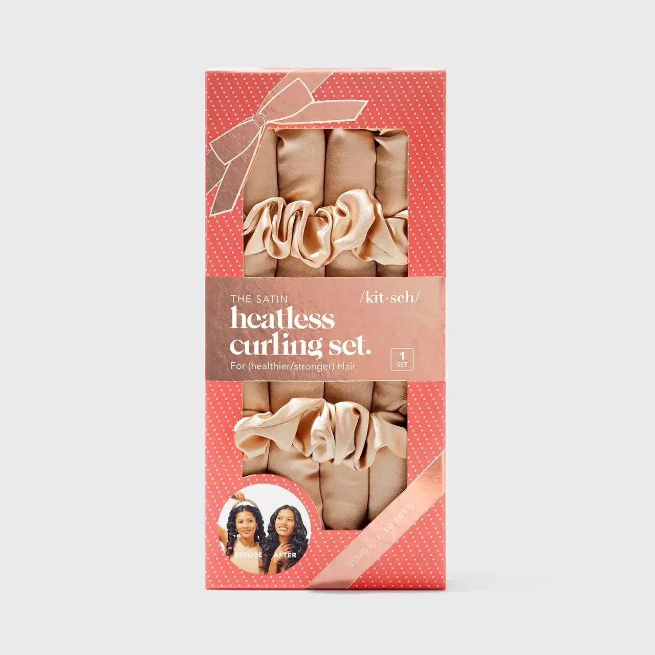 Holiday Satin Heatless Curling Set  - Champagne (Copy) KITSCH