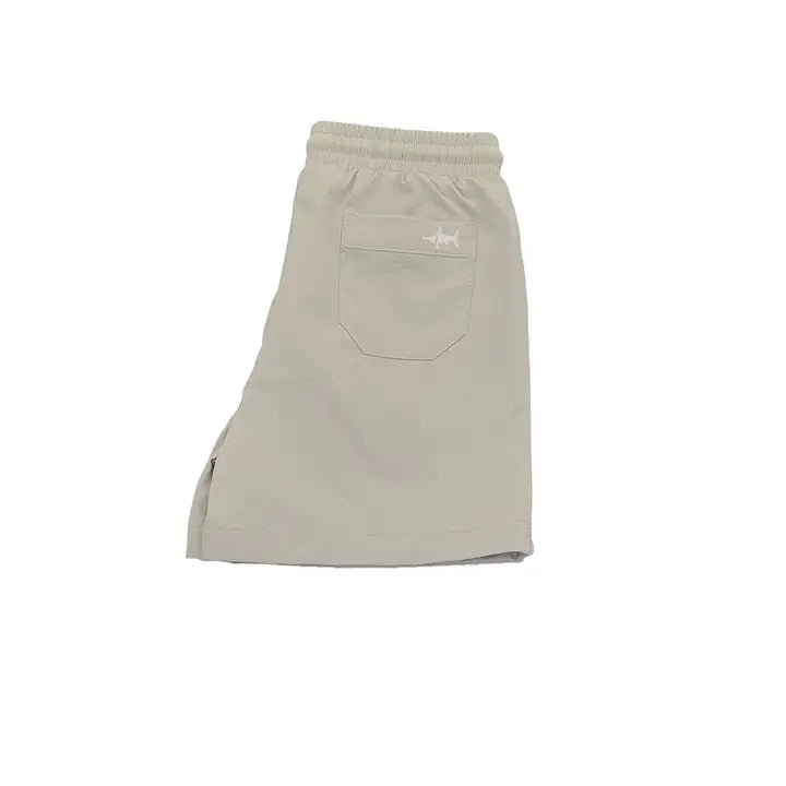 Topsail Performance Shorts Light Grey Saltwater Boys Company