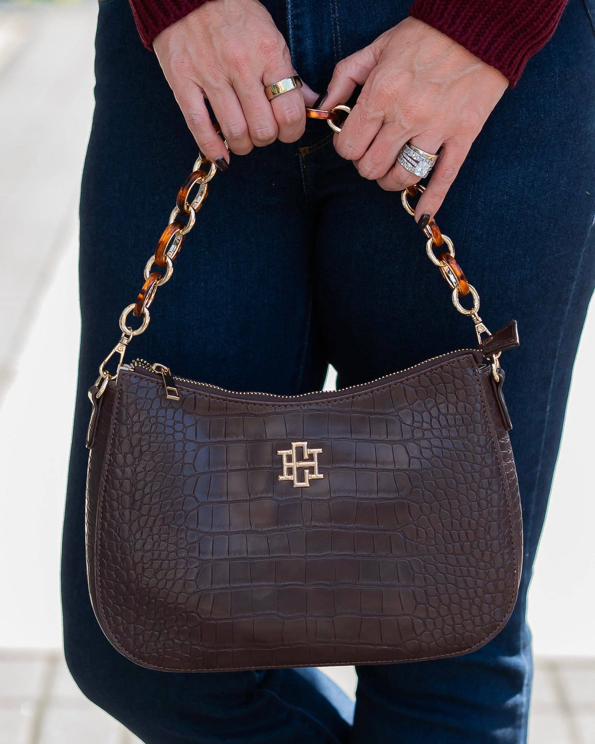 Caroline Hill - Charlee Crossbody Chocolate EC: Default Caroline Hill