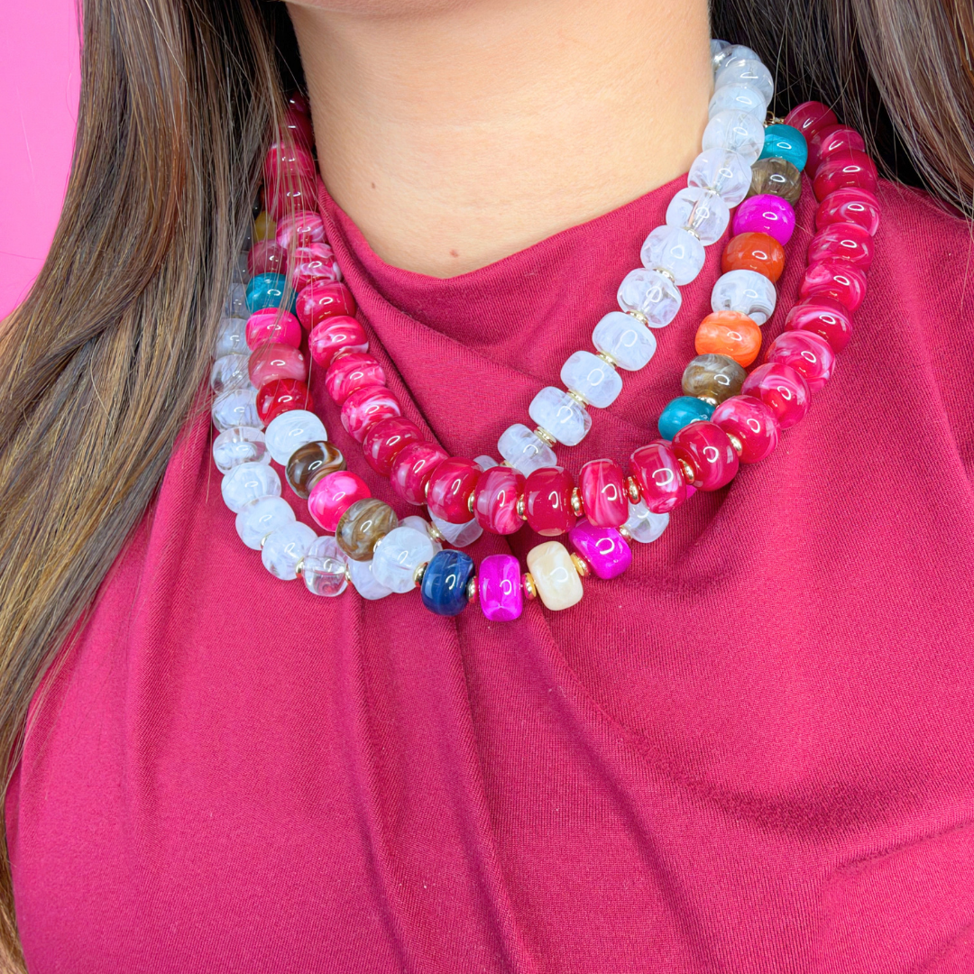 Taylor Shaye Designs - Jasmine Beaded Necklace: Multi Taylor Shaye Designs