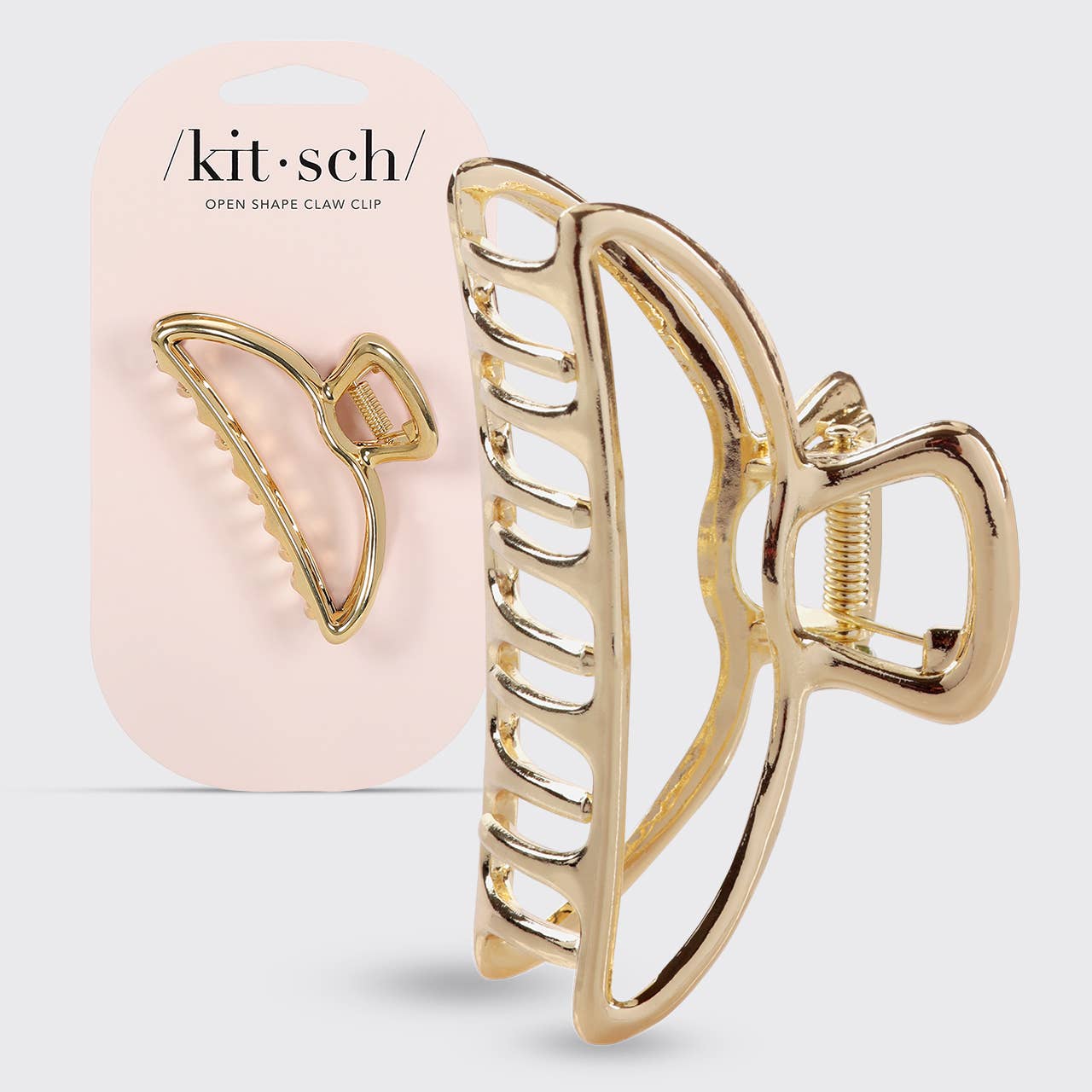KITSCH - Open Shape Claw Clip - Gold KITSCH