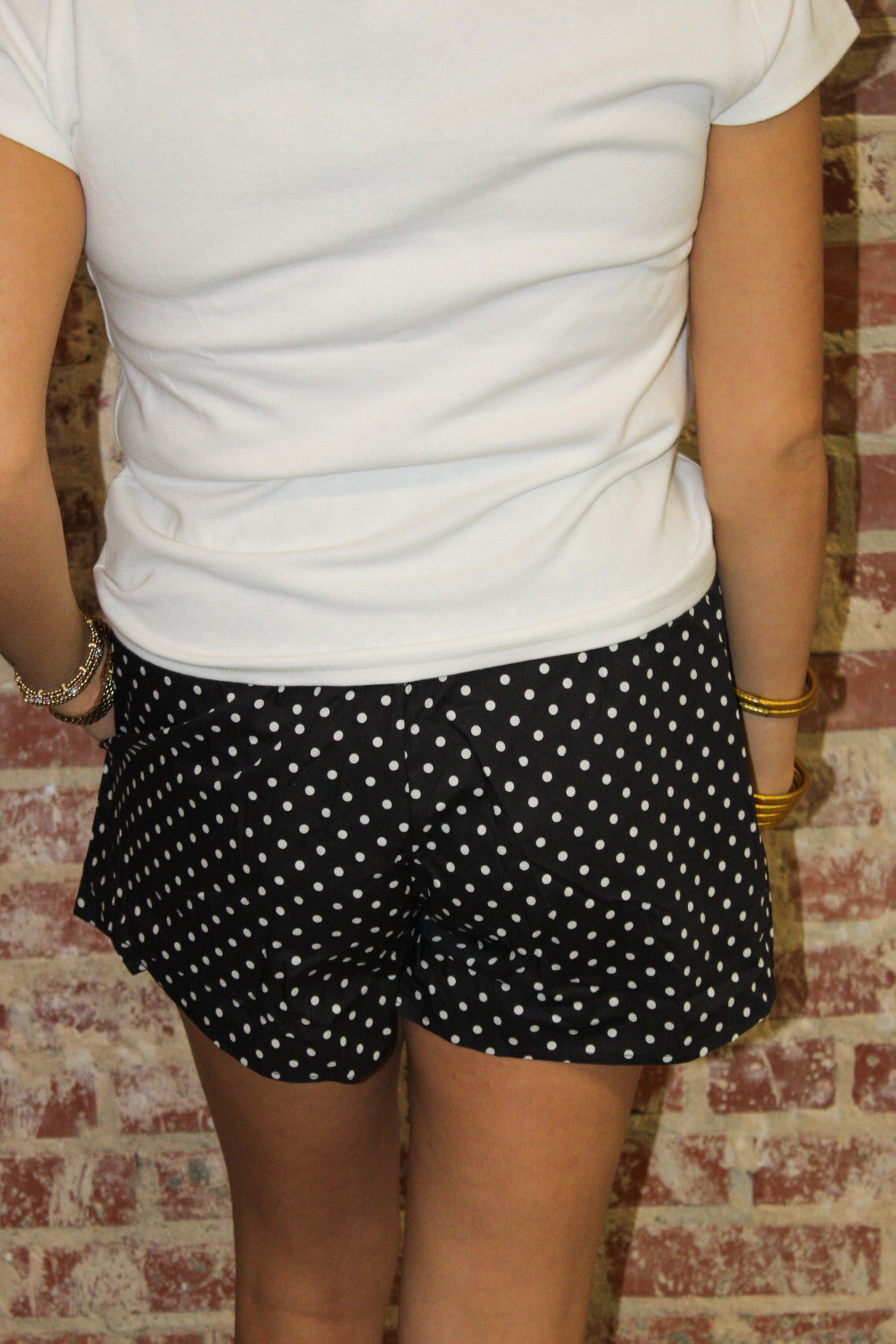LULU MAC BLACK MINI POLKA DOT BOXER SHORTS Girlie Girl Originals