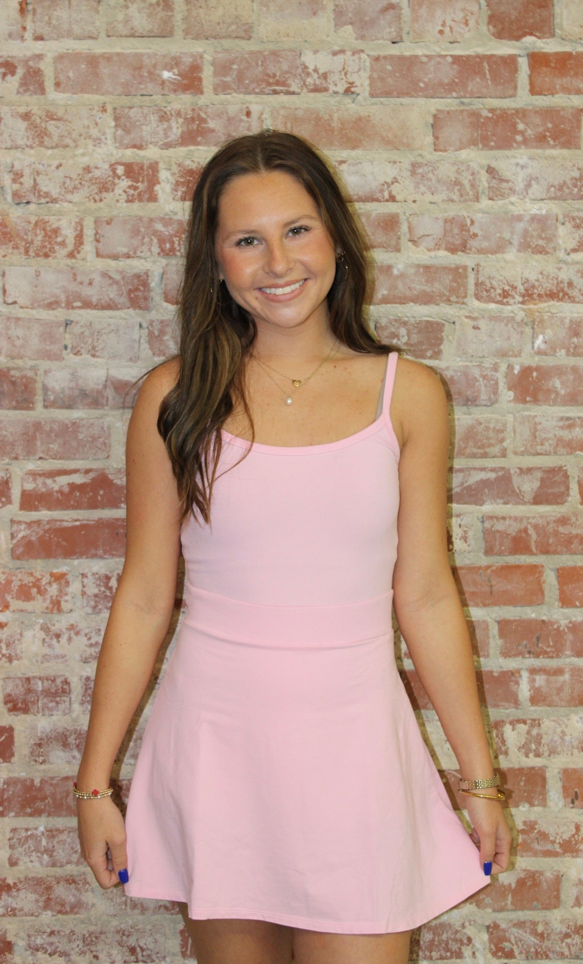 KIMBERLY C Pink Mineral Wash Cami Mini Dress KIMBERLY C