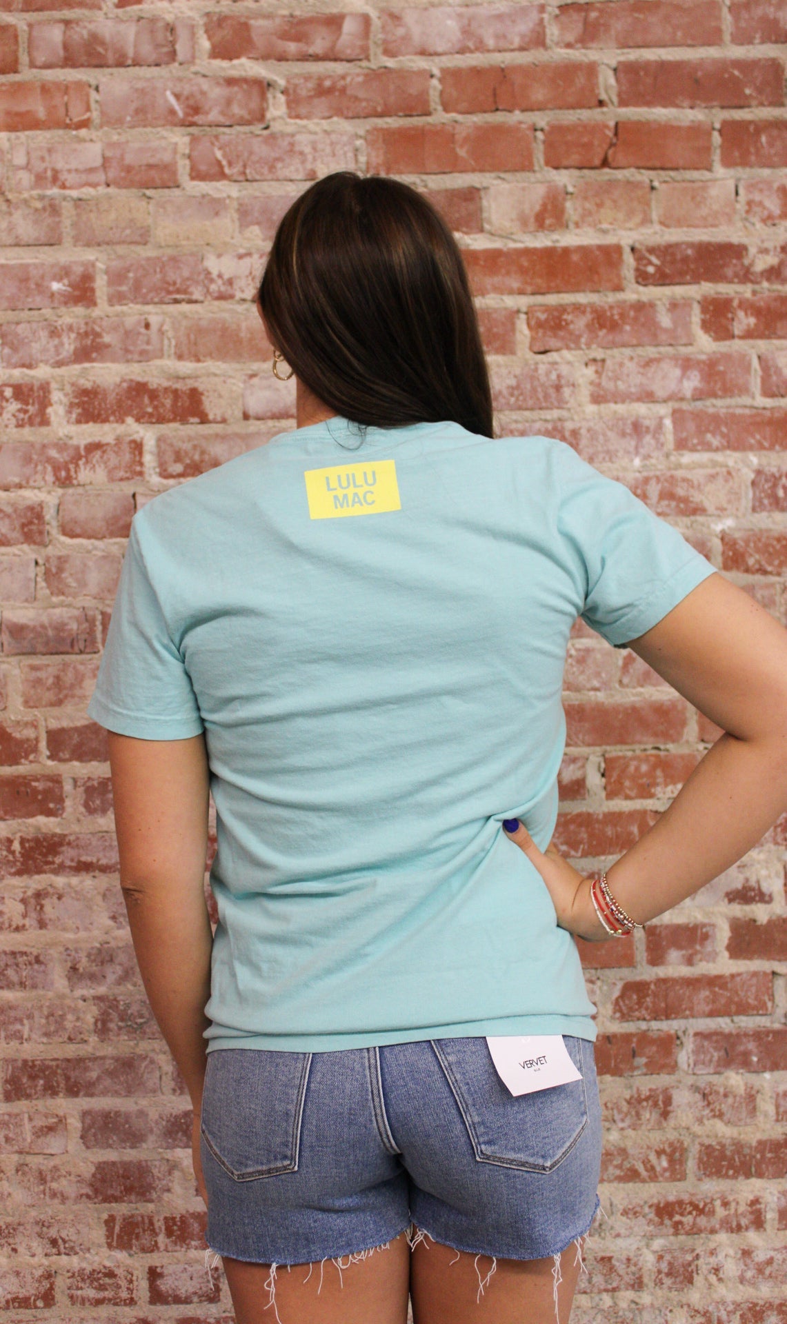 Lulu Mac Bikini Chalky Mint Comfort Colors Tee Girlie Girl Originals