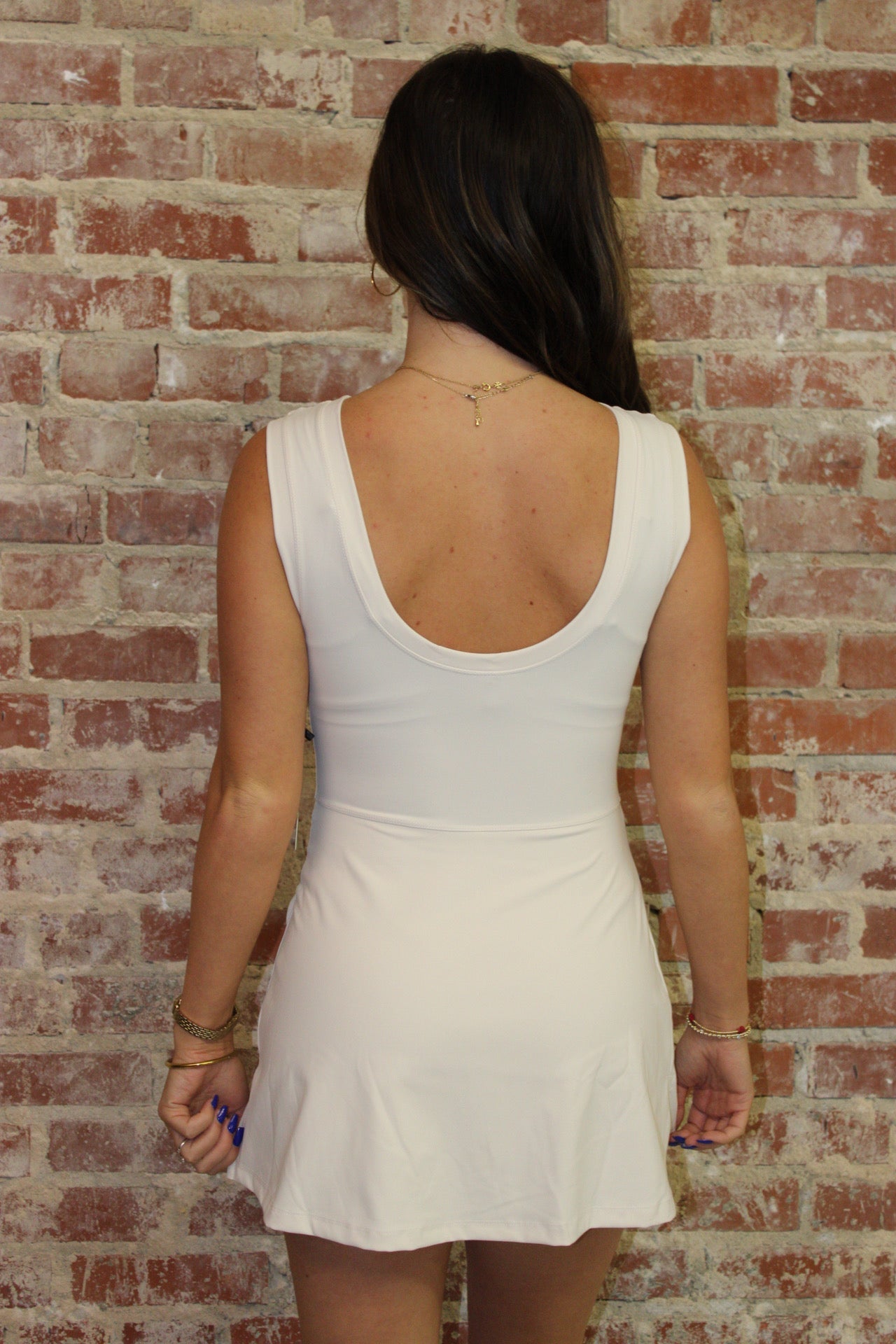 KIMBERLY C Cream Sleeveless Wrap Tie Front Dress KIMBERLY C