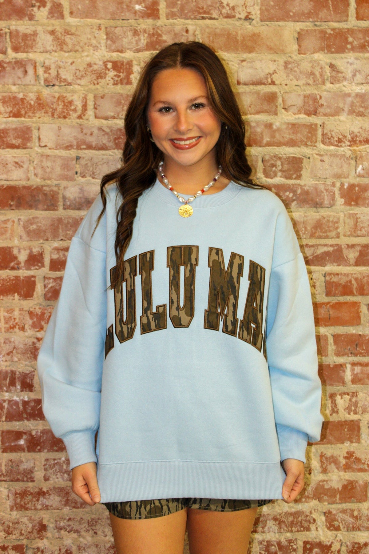 Lulu Mac Light Blue w/ Mossy Oak Bottomland Girlie Girl Originals