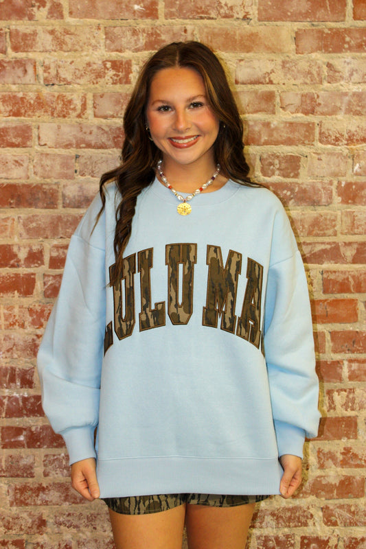 Lulu Mac Light Blue w/ Mossy Oak Bottomland Girlie Girl Originals