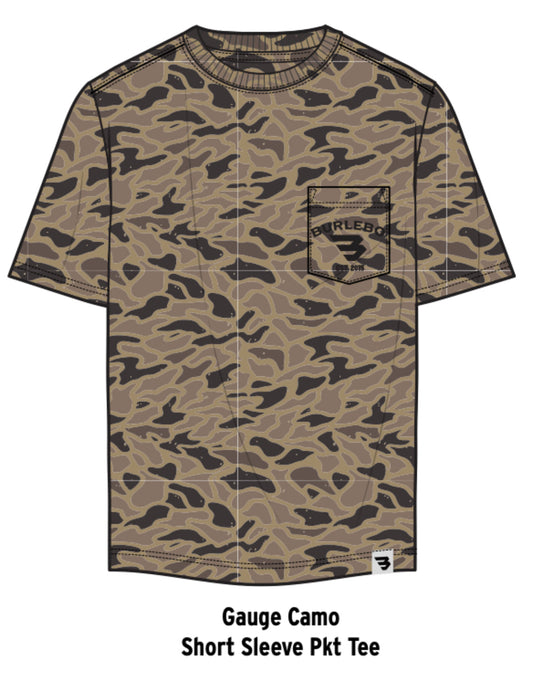 BURLEBO GAUGE CAMO POCKET TEE SOUTHERN SUNDROP BOUTIQUE