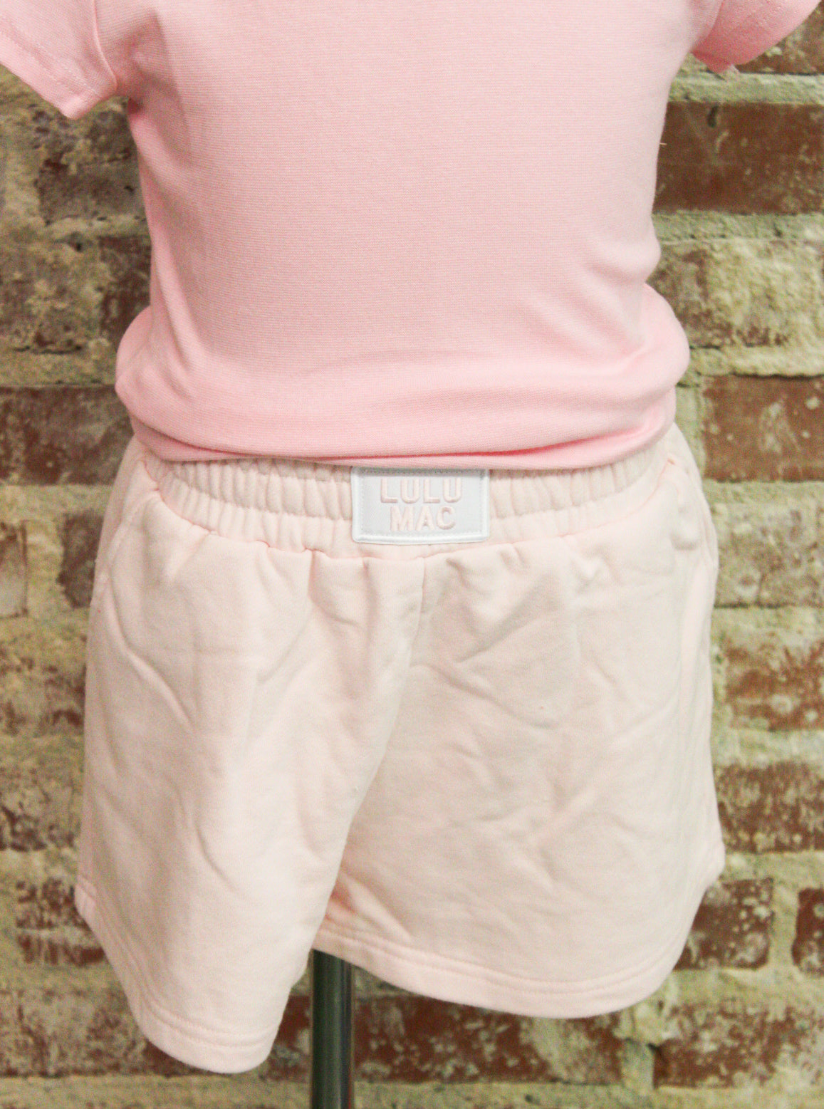 Lulu Mac Kids Light Pink Terry Cloth Shorts Girlie Girl Originals