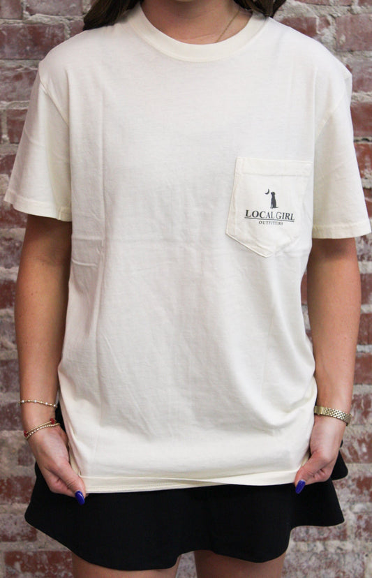Local Girl LCF Ivory Bluff Plate Short Sleeve Tee LOCAL BOY OUTFITTER
