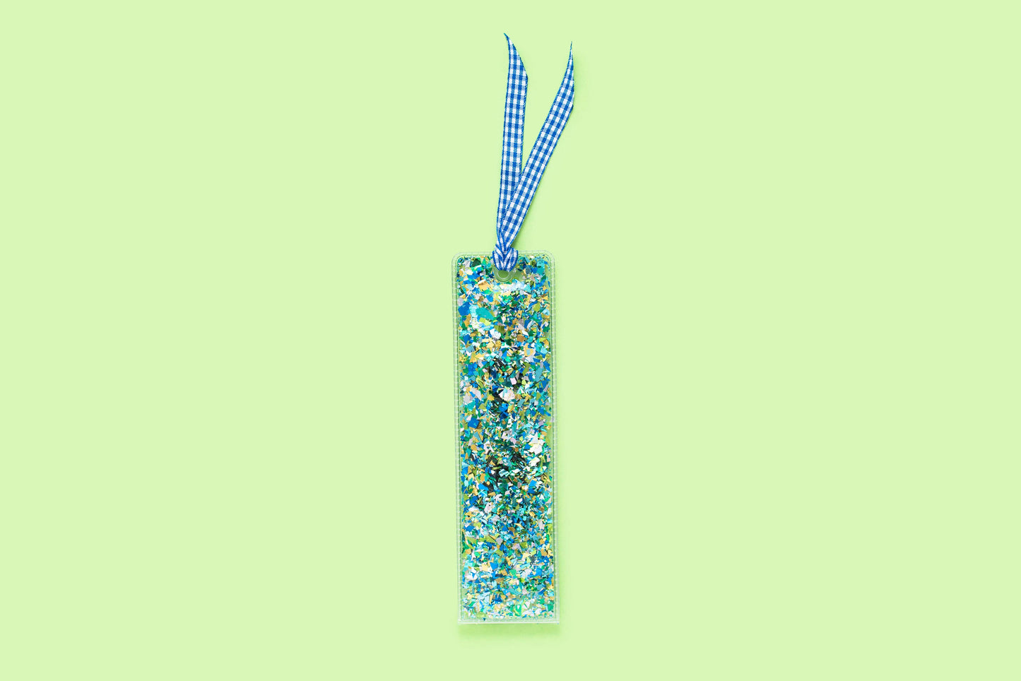 Taylor Elliott Designs - *ON SALE* Bookmark - Blue + Green Confetti Taylor Elliott Designs