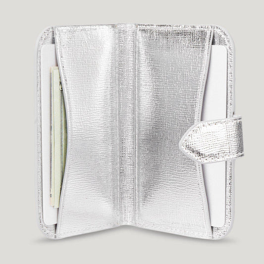 Case-Mate - Kate spade new york Morgan Wallet MagSafe Metallic Silver: Metallic Silver Case-Mate
