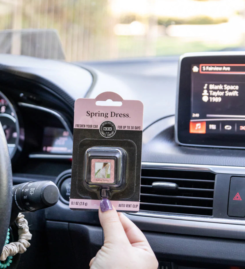 Spring Dress Auto Vent Clip BRIDGEWATER CANDLE CO.