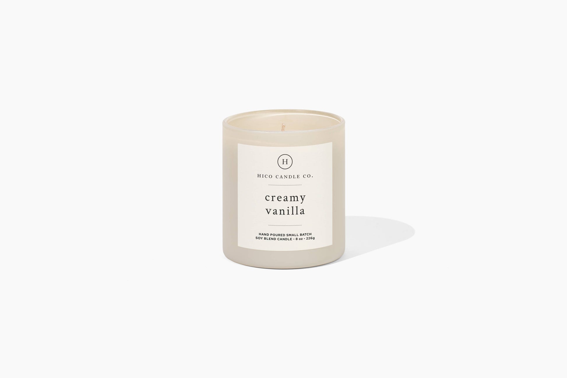 Hico Candle Co. - Creamy Vanilla - 8oz. Candle Hico Candle Co.