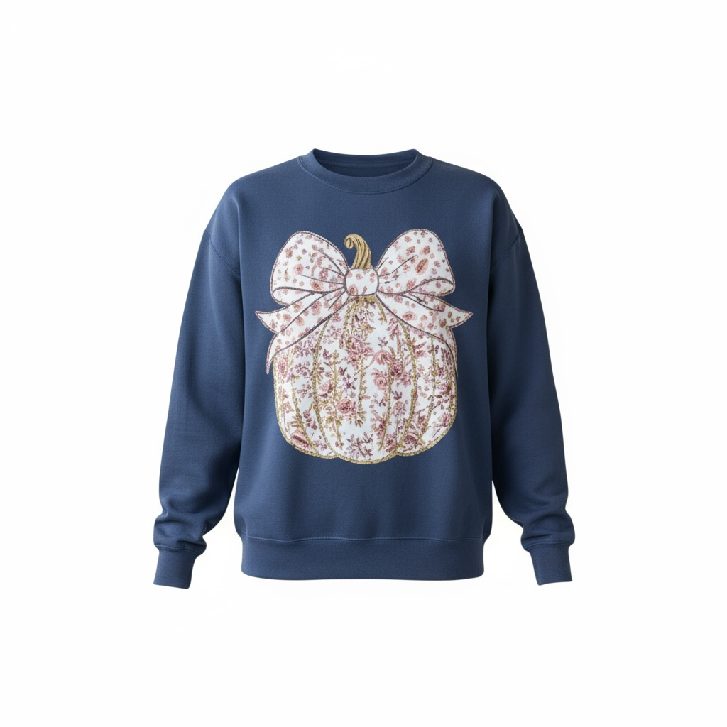 Vintage Pink Pumpkin Sweatshirt SOUTHERN SUNDROP BOUTIQUE