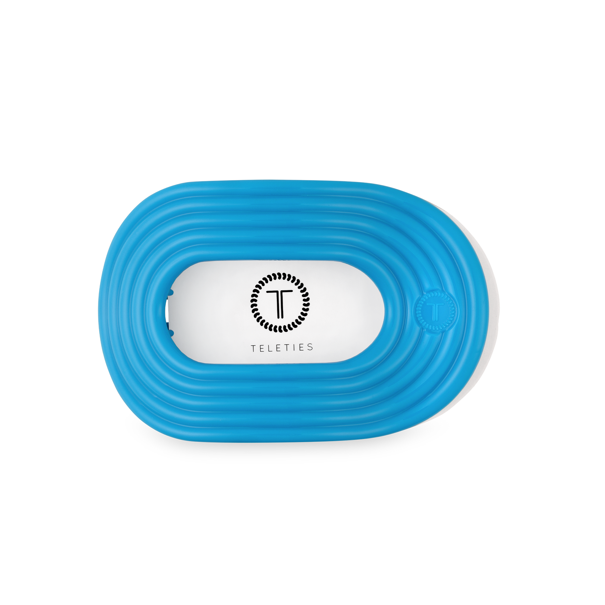 TELETIES - Flat Round Hair Clip | Medium | Miami Vice TELETIES