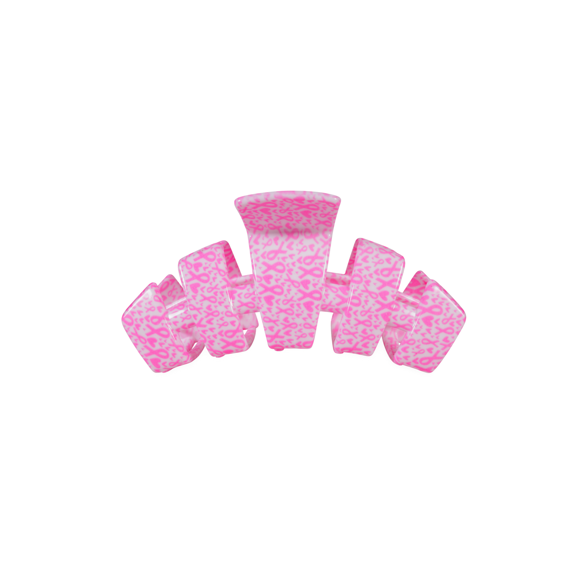 TELETIES - Classic | Breast Cancer Awareness | Small | Claw Clip TELETIES