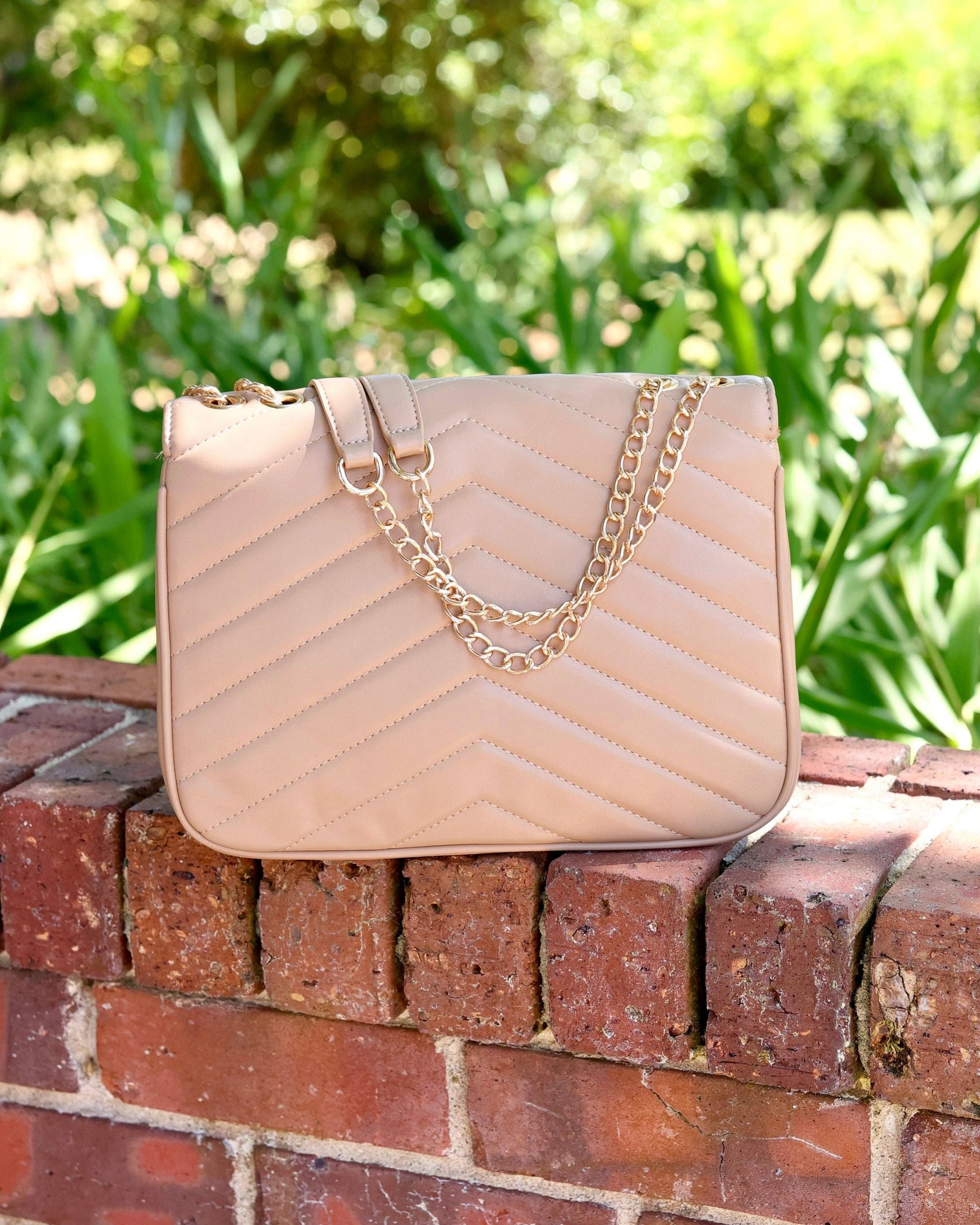 Caroline Hill - Mia Crossbody Bag Latte VQ: Default Caroline Hill