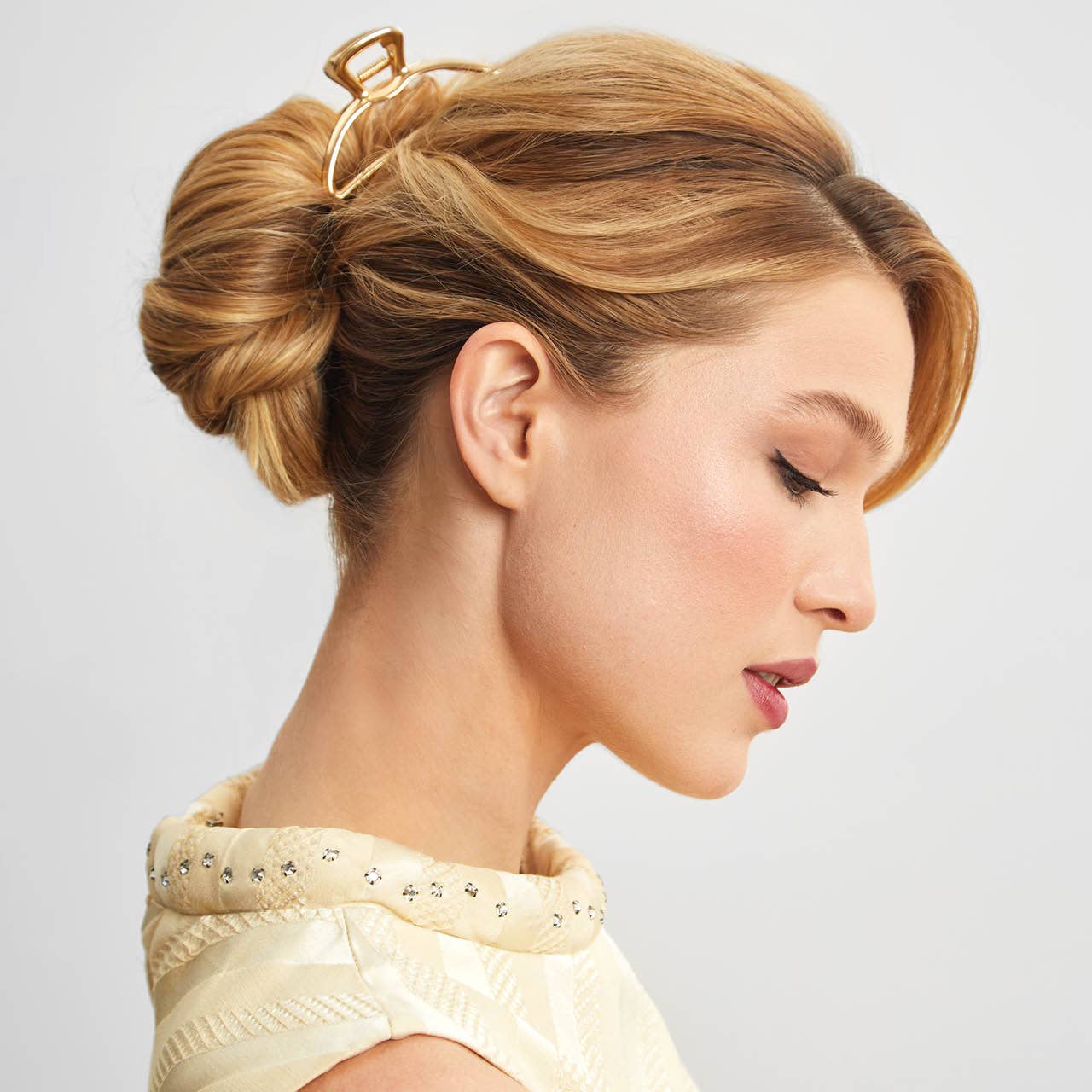 KITSCH - Open Shape Claw Clip - Gold KITSCH