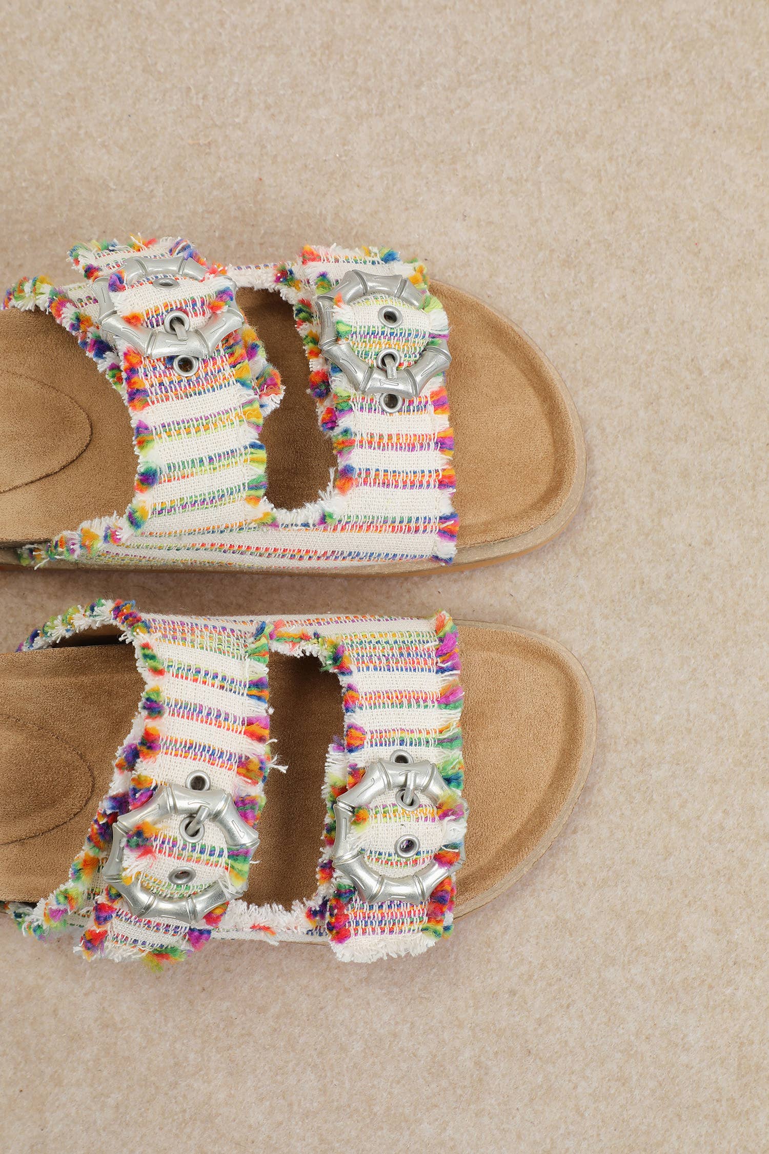 MI.IM Multi Color Tatum Sandals Let's See Style