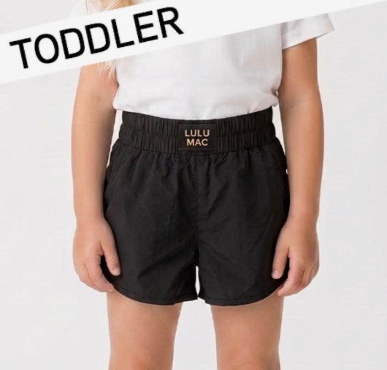 Lulu Mac Toddler Black Shorts Girlie Girl Originals