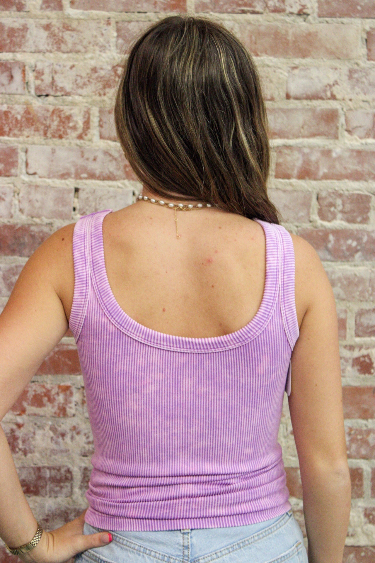Zenana 2 Way Neckline Washed Ribbed Seamless Tank Top Zenana