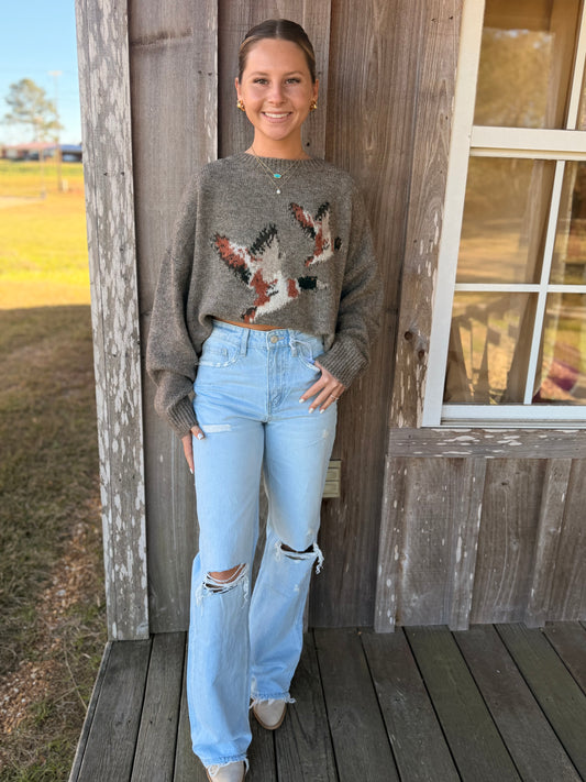 VERVET by FLYING MONKEY WESTERN PROMISE 90'S VINTAGE SUPER HIGH RISE FLARE JEANS