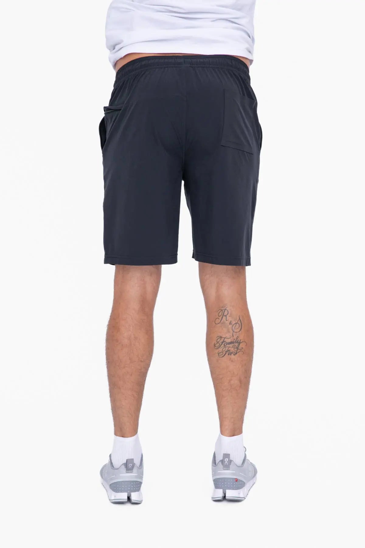 Moisture Wicking With Drawstring Athletic Shorts