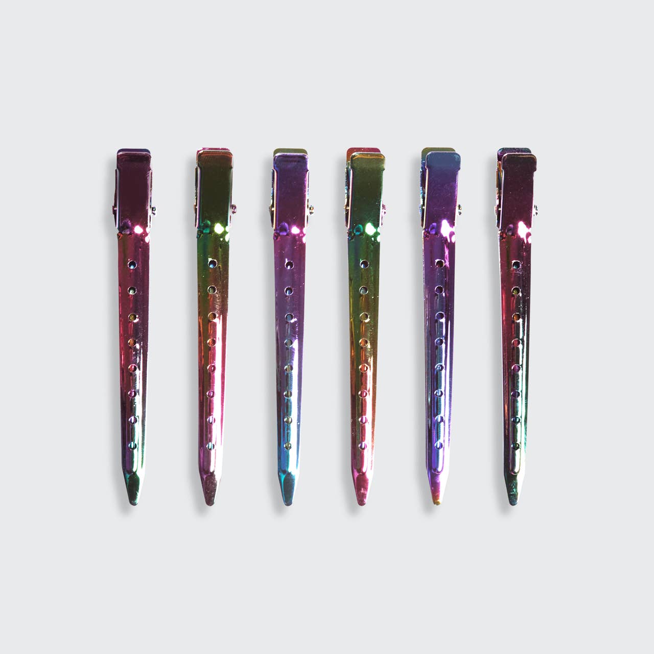 KITSCH - Styling Hair Clips 6pc - Iridescent KITSCH