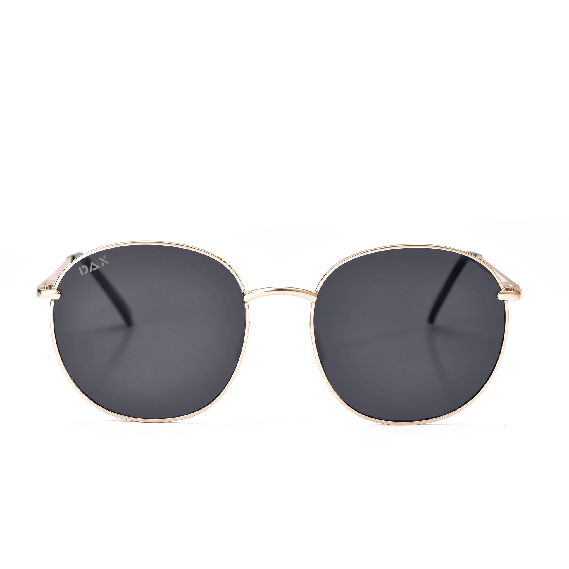 DAX Eyewear - Georgie - Women's Large Round Sunglasses: Black DAX Eyewear