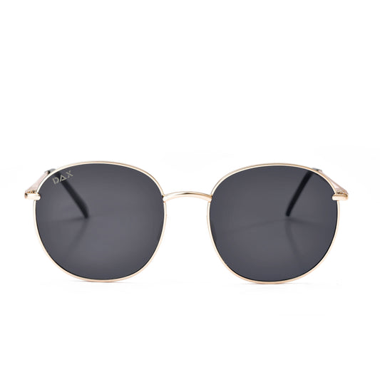 DAX Eyewear - Georgie - Women's Large Round Sunglasses: Black DAX Eyewear