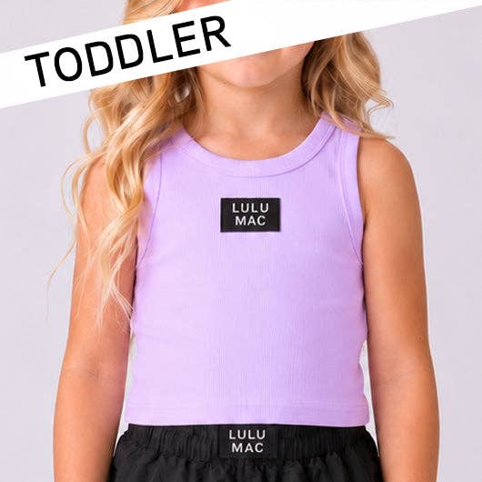 Girlie Girl Originals - TD-TK-1000 LAVENDER TODDLER SOLID TANK: LAVENDER / 4T Girlie Girl Originals
