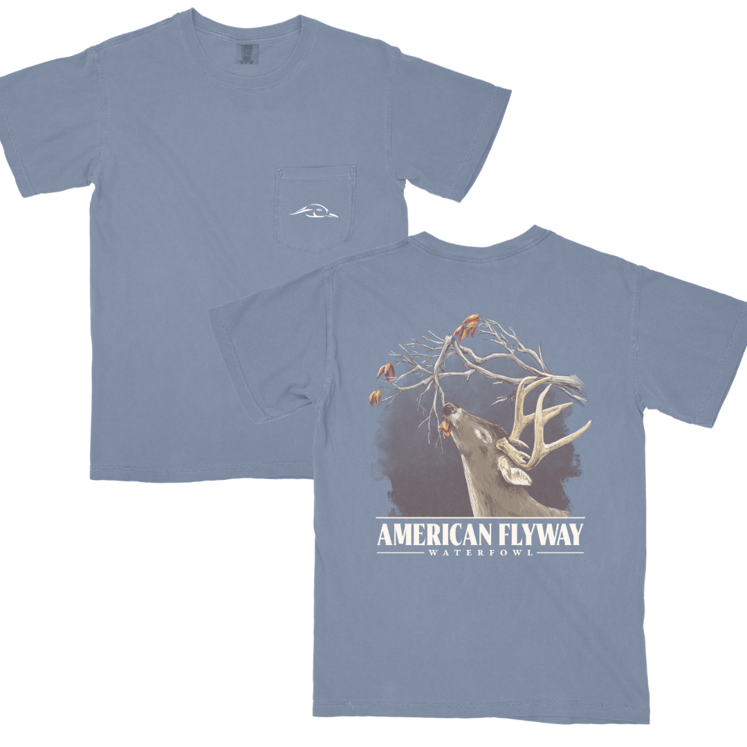 American Flyway Waterfowl - Nibbling Buck: Blue Jean Denim / XXL American Flyway Waterfowl