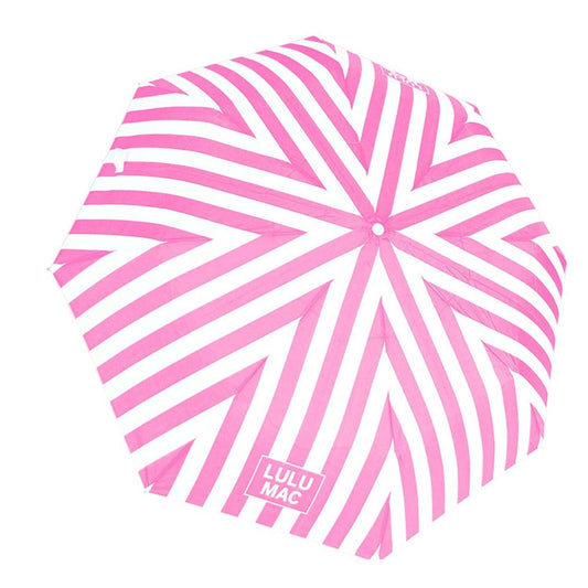 Girlie Girl Originals - Lulu Mac Umbrella-Pink Stripe Girlie Girl Originals