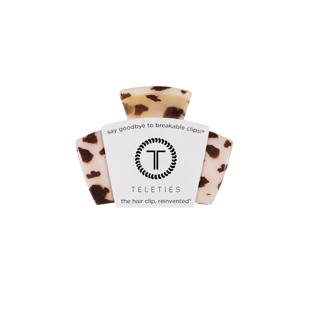 TELETIES - Classic | Blonde Tortoise | Petite Claw Clip TELETIES