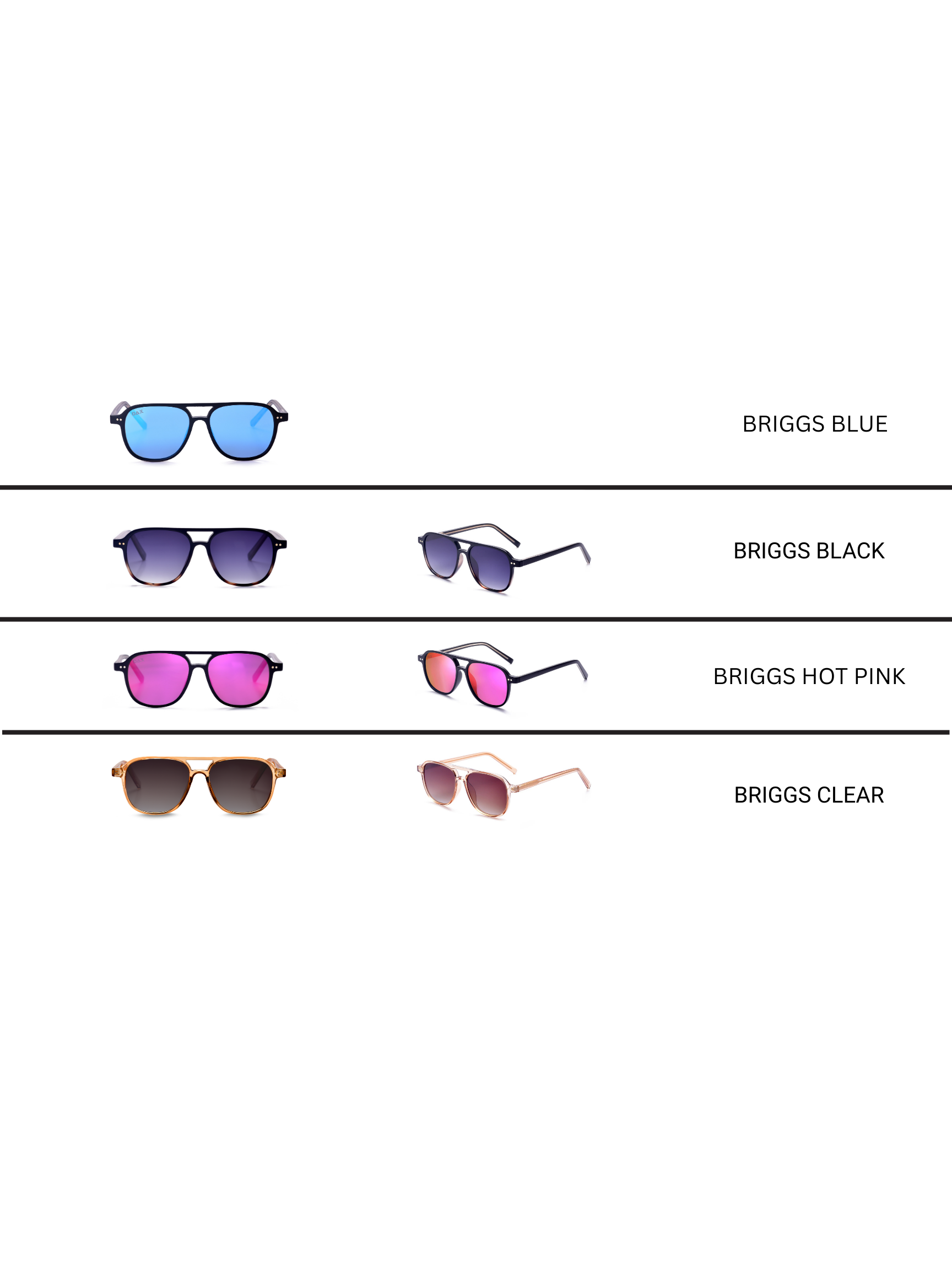 DAX Eyewear - Briggs - Women's Polarized Small/ Medium Aviator: Black Gradient DAX Eyewear