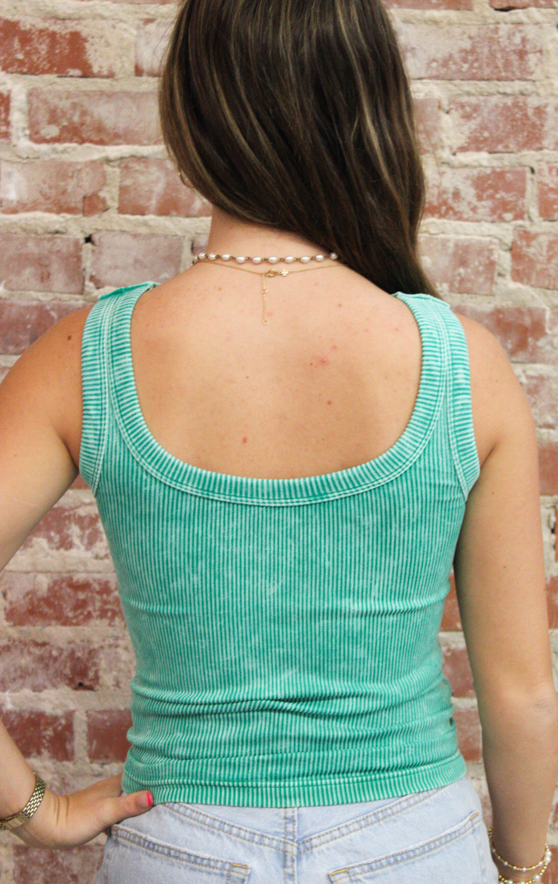 Zenana 2 Way Neckline Washed Ribbed Seamless Tank Top Zenana