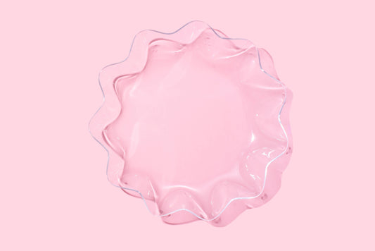 Taylor Elliott Designs - *ON SALE* Wavy Acrylic Nesting Bowl - Large - Clear Taylor Elliott Designs