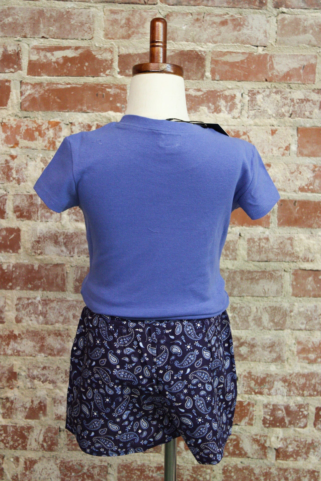 Lulu Mac Kids Blue Bandana Boxer Shorts Girlie Girl Originals