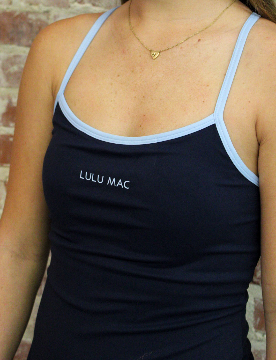 Lulu Mac Navy/Light Blue Athletic Dress Girlie Girl Originals