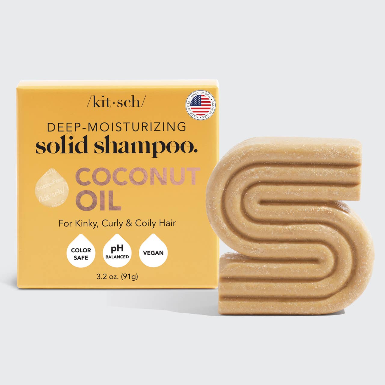 KITSCH - Coconut Oil Deep-Moisturizing Solid Shampoo Bar KITSCH