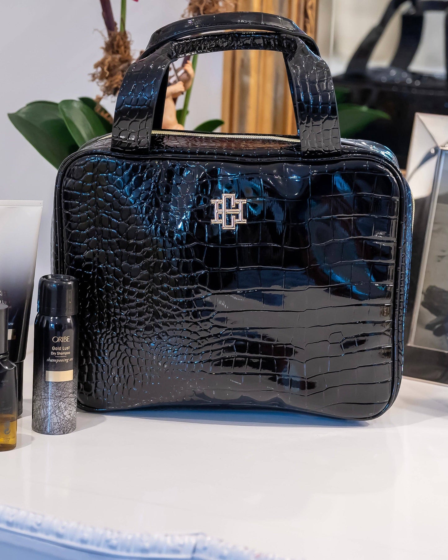 Caroline Hill - Punta Cana Large Case Black Patent EC: Default Caroline Hill