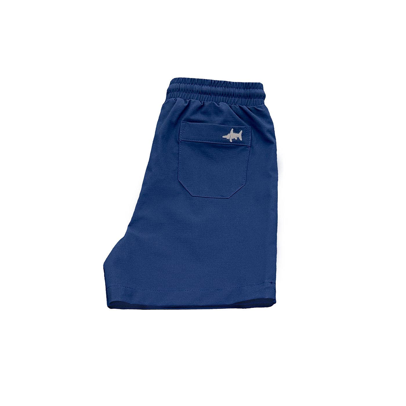 Saltwater Boys Company - Topsail Boys Performance Short Navy: Navy / 14/16 Saltwater Boys Company