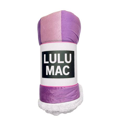 Girlie Girl Originals - LM-BK LULU MAC BLANKET PURPLE Girlie Girl Originals