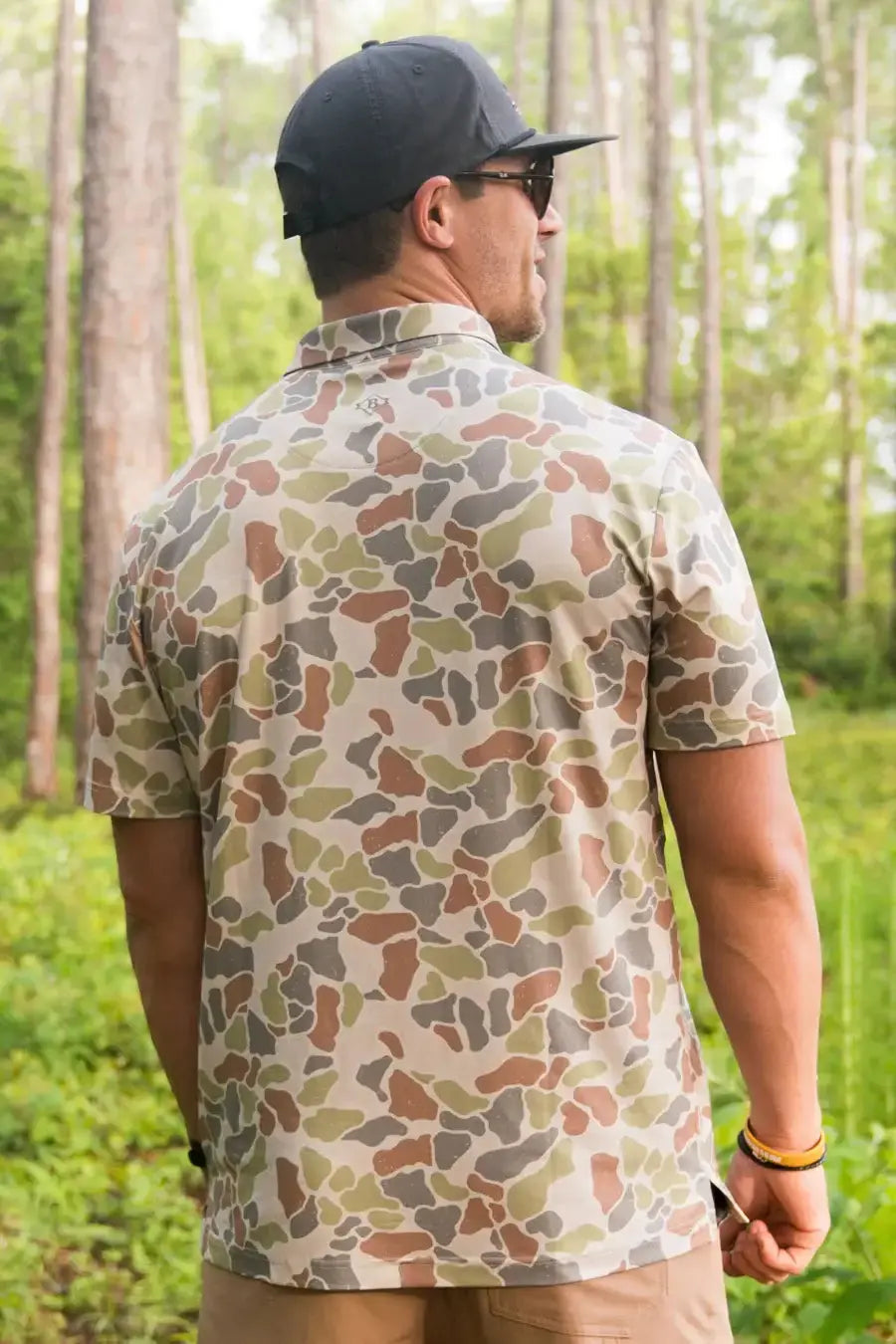 BURLEBO - Performance Polo - Driftwood Camo BURLEBO