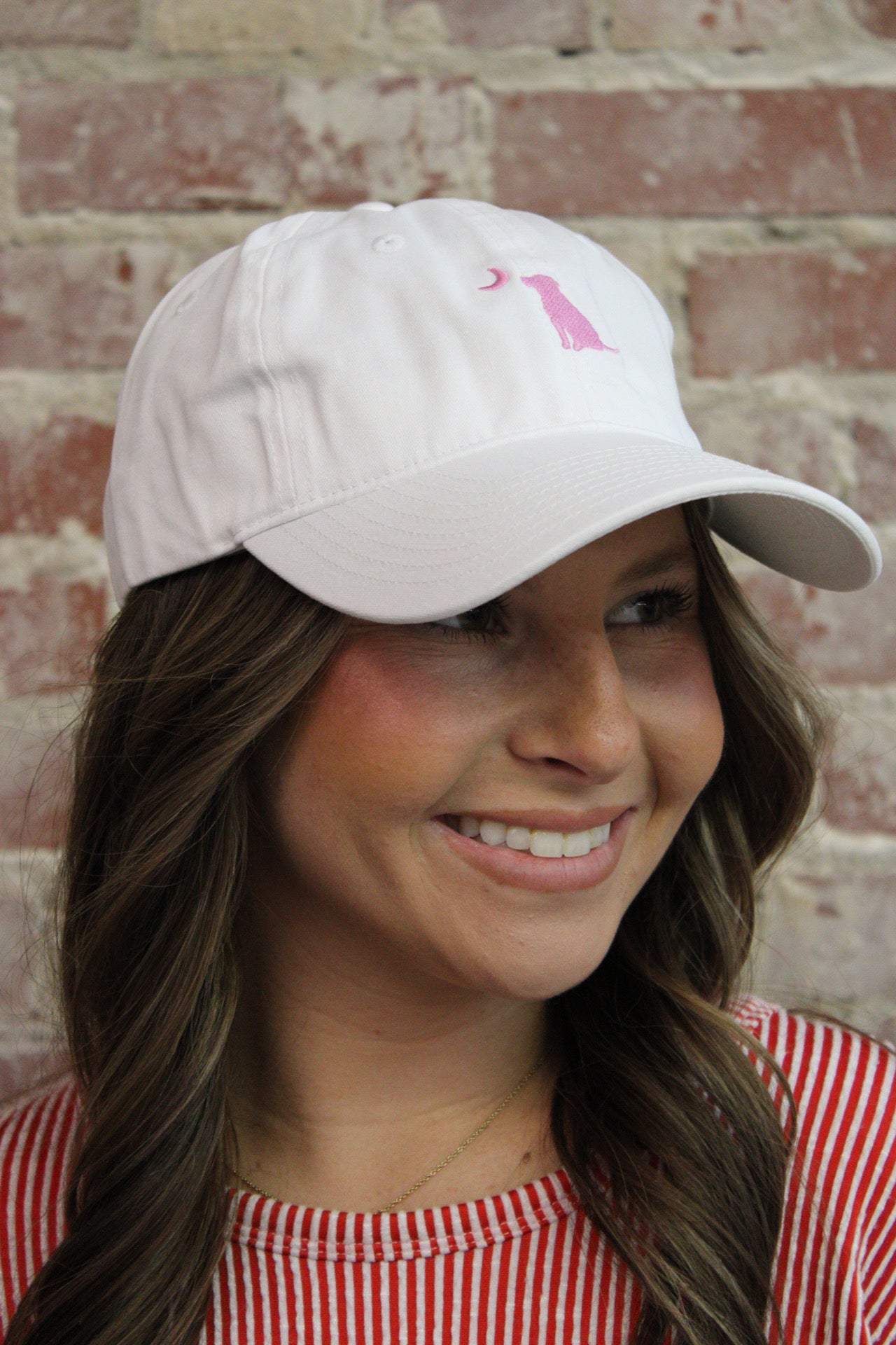 Local Girl White Dad Hat local boy outfitters