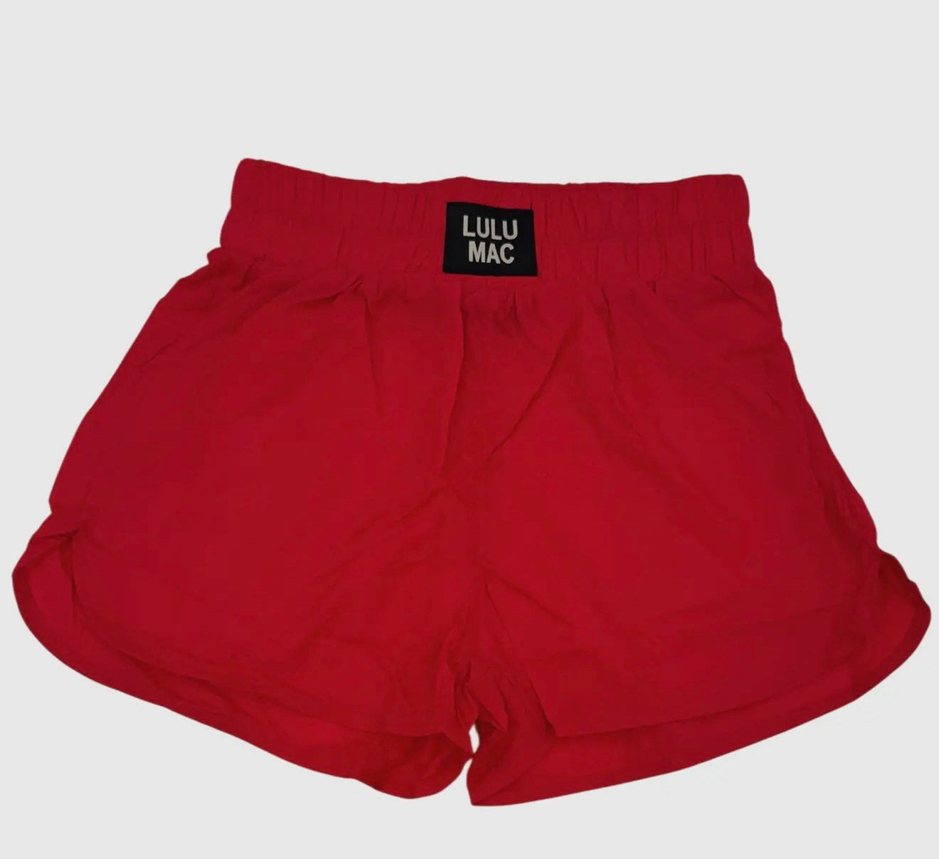 Lulu Mac Red DD Athletic Shorts Girlie Girl Originals