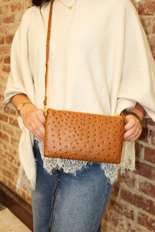 Caroline Hill Liz Saddle EO Crossbody Purse Caroline Hill